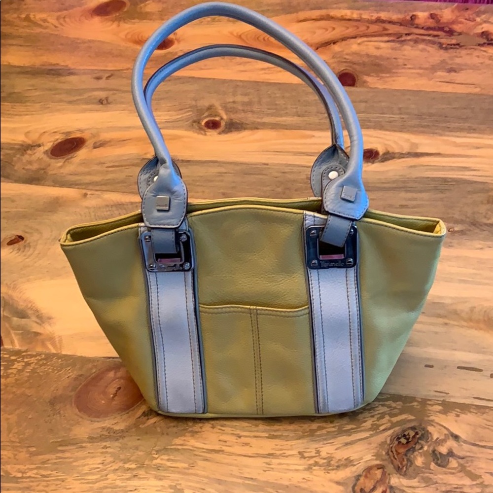 Tignanello leather shoulder bag.